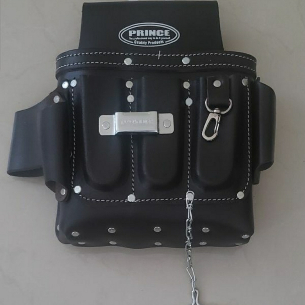 Electrician Leather Tool Bag Pouch